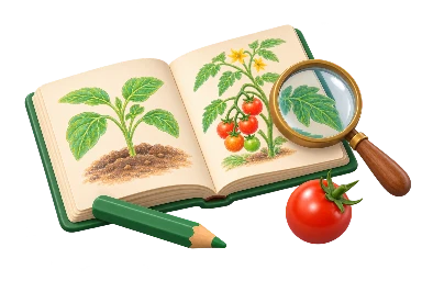 親子で学ぶ↓を表す3Dイラスト